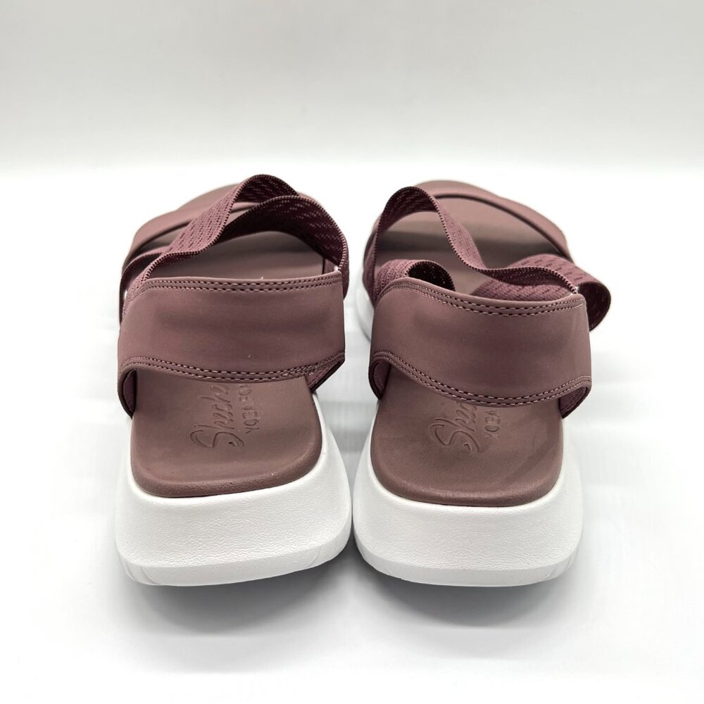 Skechers Womens Size 11 Mauve Pink Sport Comfort Sandals‎ Shoes - Picture 7 of 13